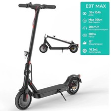 E-Scooter mit Straßenzulassung (ABE) 500W Elektroroller 10 Zoll Klappbar …