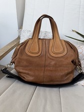 Givenchy Nightingale Originale Pelle Marrone Cuoio con Tracolla – Borsa Donna