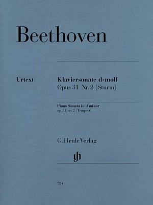 Beethoven Piano Sonata No 17 in D Minor Op 31 Henle Urtext Sheet Music Book