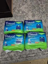 (Lot of 4) Prevail Daily Disposable Underwear 20ct Large 44-58" Extra Absorbency