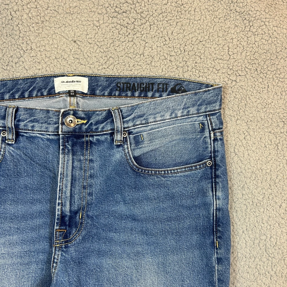 Vintage Y2K Quicksilver Men’s 36x32  Straight Classic Surf Skate Jeans - Image 2 of 4