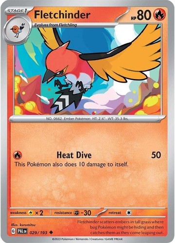 Fletchinder (029/193) Paldea Evolved - Pokemon TCG [Near Mint]