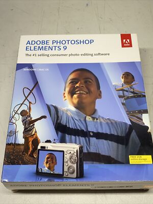 Adobe Photoshop Elements 9 &  Premiere Elements 9 Mac/Win