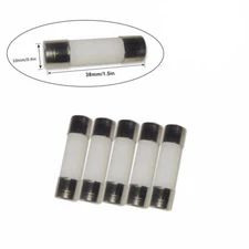 5 Pcs 1A 10x38mm 380v-100KA Cylindrical Ceramic Fuses Link 1 Amp RO15 RT14 RT18