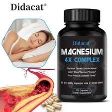 4x Magnesium Complex 200mg - Gluten Free and Non-GMO