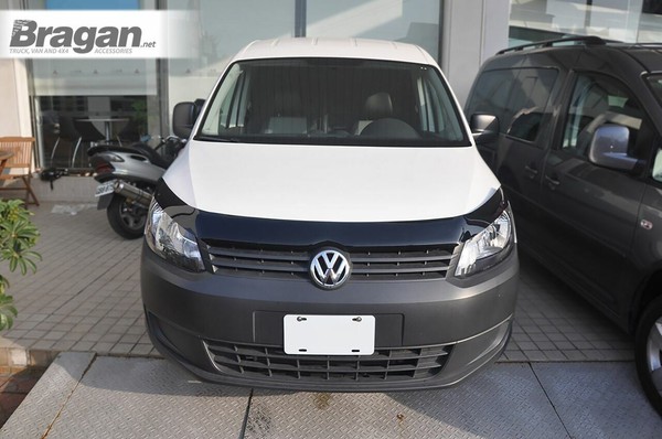 Motorhaube Schutz FüR Volkswagen Caddy 2010 - 2015 GetöNt GehäRtet Acryl Van-image