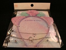 Wonder Nation - 2 12" Chokers w/Extenders, 1 Stretch Choker  Seashell Headband