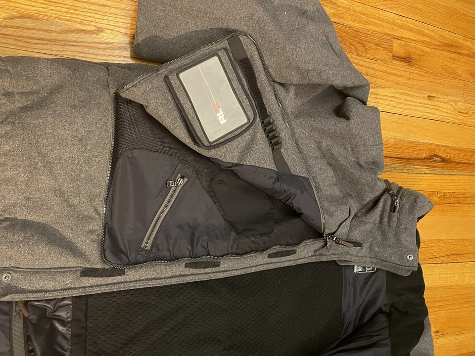 Ralph Lauren Polo RLX Recco Avalanche Ski Vintage Wool Stadium Jacket Men's 2xl - Image 4 of 4