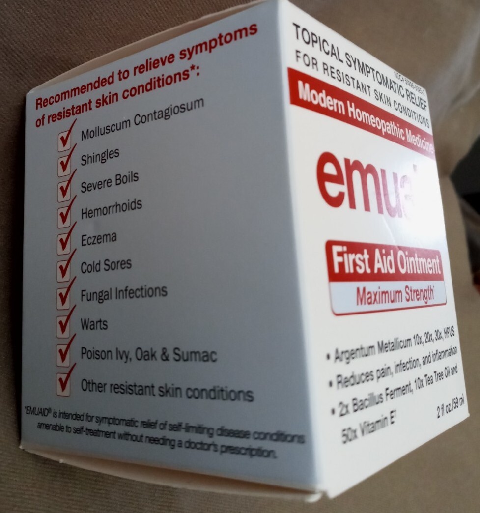 Emuaid First Aid Ointment Maximum Strength, 2 oz - For Resistant Skin Conditions