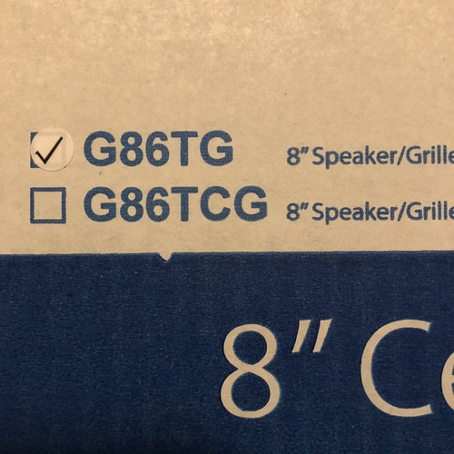 SPECO Technologies G86TG WHITE 11" Diameter with 8” Speaker Grille NEW - Picture 4 of 6