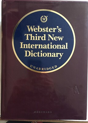 Webster s Third New International Dictionary, Unabridged, 1993