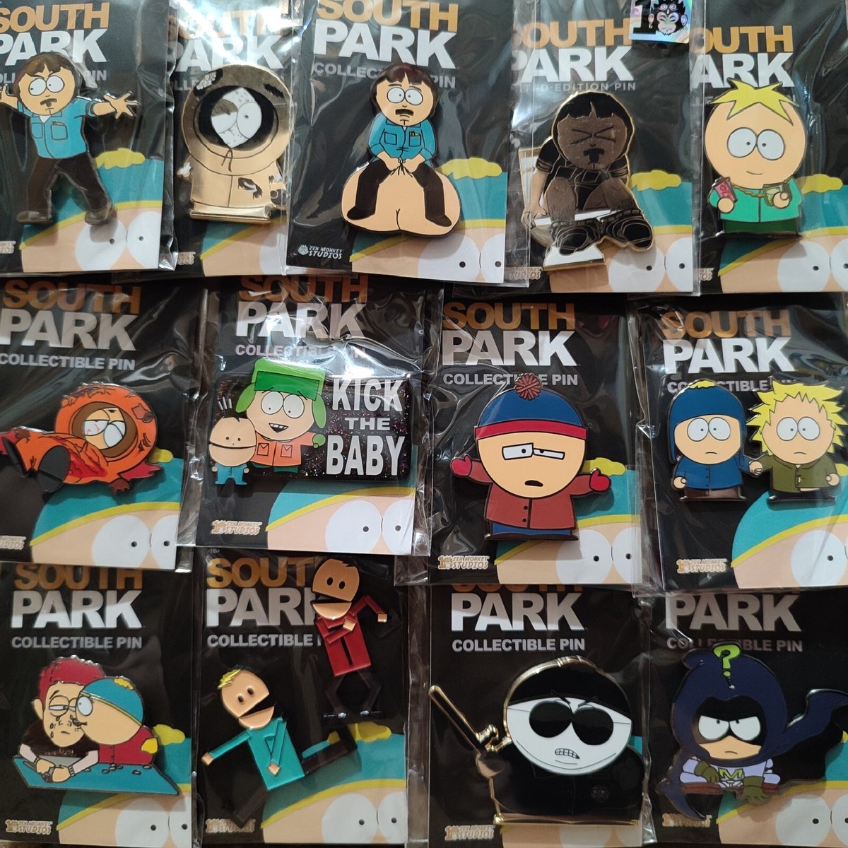 South Park Collectible Limited Edition Enamel Pins Lot Official