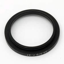 33.3-37 Step Ring 33.3mm x0.7 Male to 37mm x0.75 Female Lens adapter