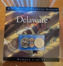 1999 P D Delaware State Quarters Set COINS OF AMERICA