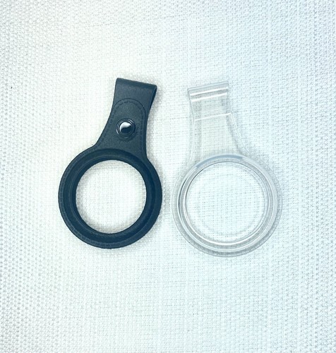 12-Air Tags Cover Silicone e TPU Portachiavi Custodia Collare Protettiva Apple - Foto 2 di 7