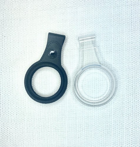 2-Air Tags Cover Silicon And TPU Leather Keychain Protective Collar Case Apple - 第 1/6 張圖片