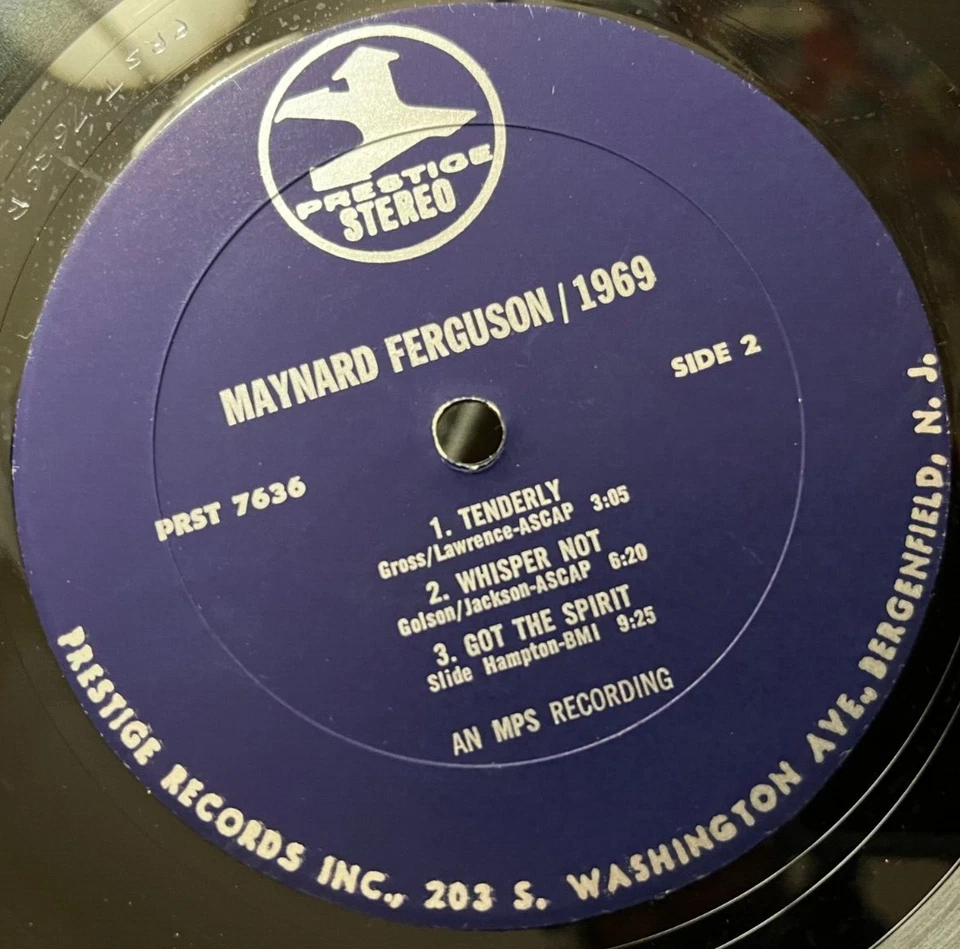 MAYNARD FERGUSON -1969 ~ PRESTIGE 7636 {nm} Recorded: Dec. 1967 BadenBaden -RARE - Image 4 of 4