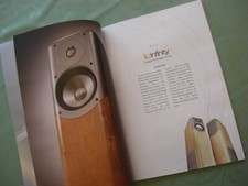 Prospekt "INFINITY" SPEAKERS Spezifikation, HIFI SURROUND Manual, Datenblätter