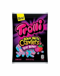 Trolli Sour Brite Crawlers Very Berry Gummi Candy 5 oz ...