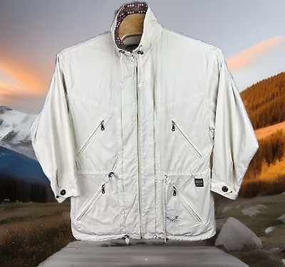 Vintage M maier-Adventure Aqua Guard Jacket Unisex 40 White Swiss Fabric