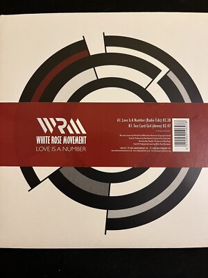 WHITE ROSE MOVEMENT Love Is A Number UK vinyl 7''