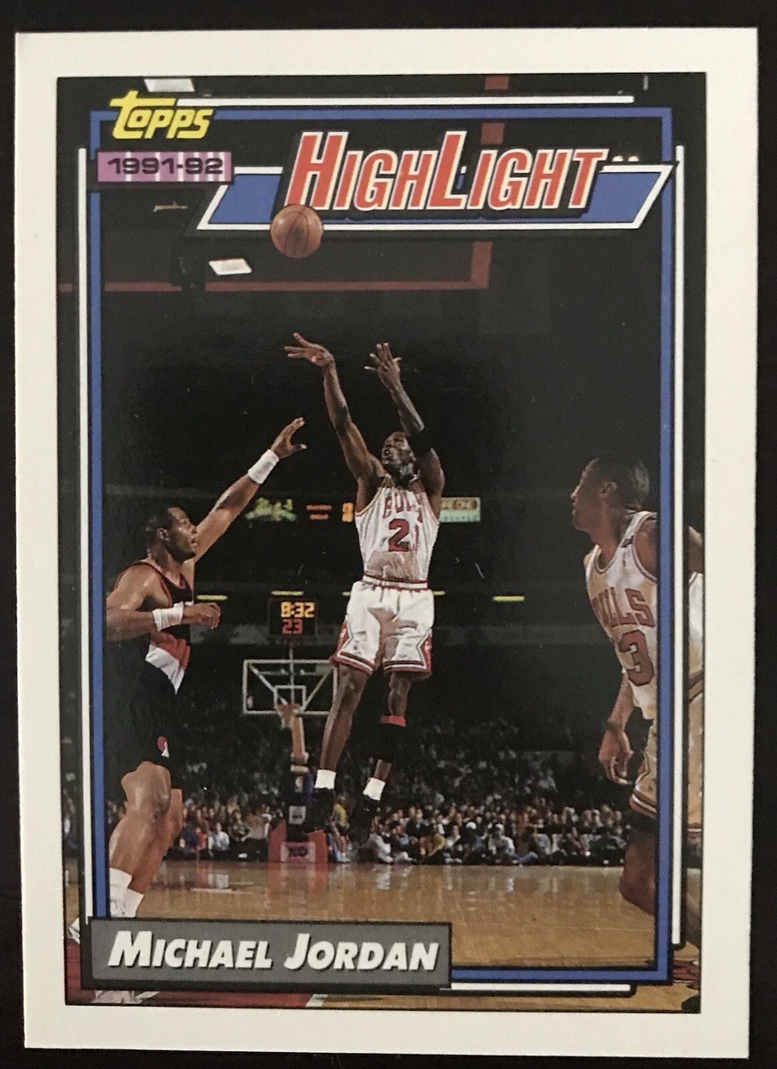 90 91 TOPPS MICHAEL JORDAN CHICAGO BULLS HIGH LIMIT BASKETBALL