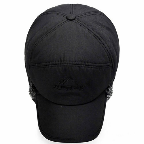Mens Winter Windproof Warm Hat with Ear Flap Trapper Hats for Skiing Hunting - Bild 4 von 12