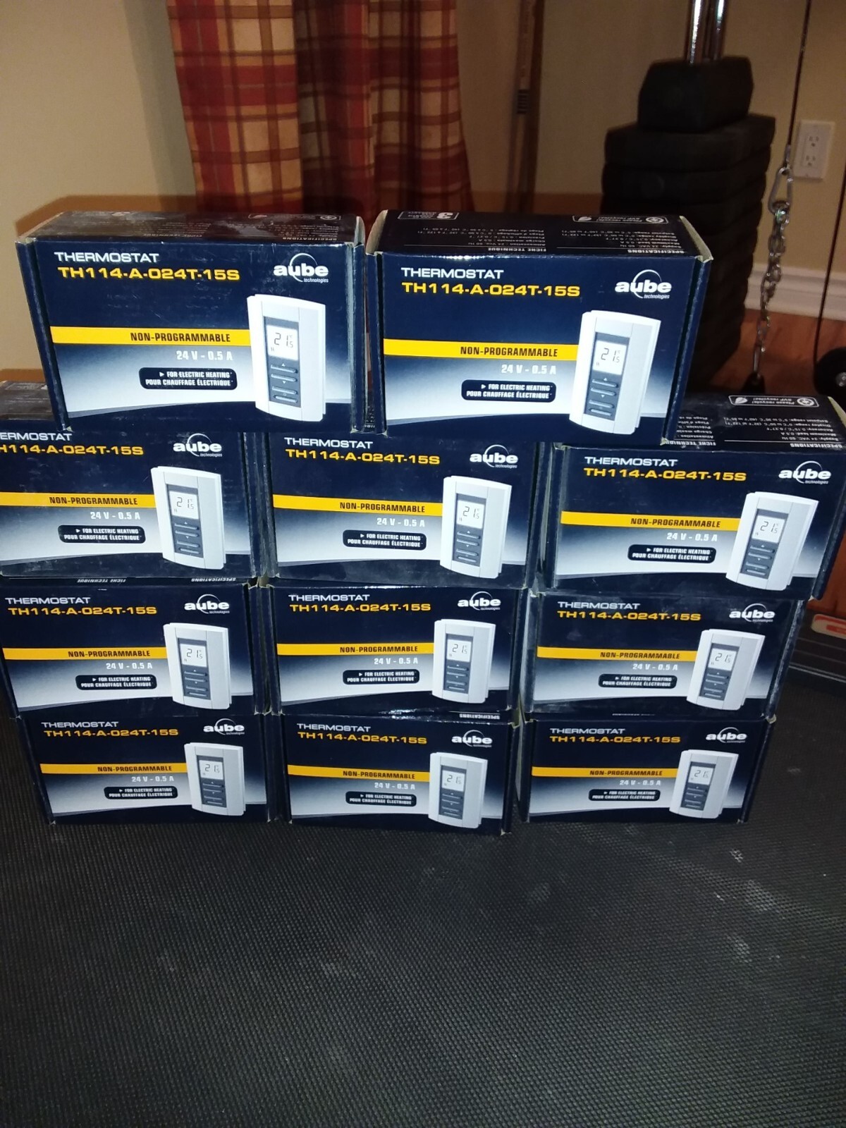 Lot of 11 TH114-A-024T-15S Honeywell Aube Non Programmable Thermostat | eBay