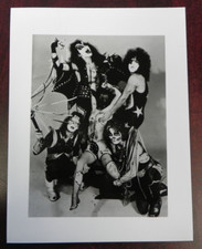 KISS Hotter than Hell 8x10 B/W photo