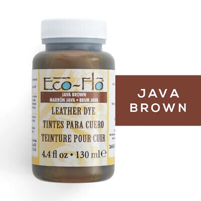Eco-Flo Leather Dye 4.4 oz (130 mL) Java Brown 2600-04 Tandy Leather