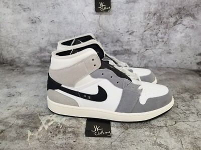 シューズ(男性用) Nike Air Jordan 1 Mid US 9.5 Size 9.5 - Air Jordan 1 SE Craft Mid Inside Out - Cement Grey for