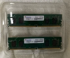 TWO AD4U2400J4G17-B ADATA Premier 4GB PC4-19200 DDR4-2400MHz Non-ECC CL17