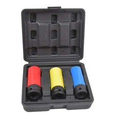 Schoneins&auml;tze Schlagschrauber Nuss Set 17/19/21mm Alufelgen N&uuml;sse Drehmoment 1/2