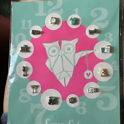Origami Owl HTF I Heart O2 Plus 11 Other Charms Fall 2015 Convention Charm Card