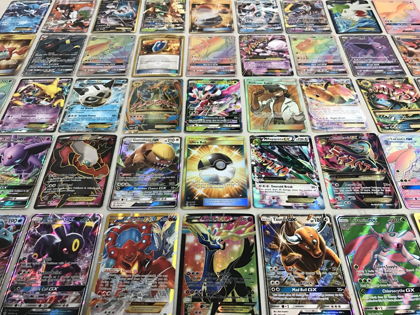 Cartes Pokemon GX et Mega Pokemon - Kengb - Jeu de 100 cartes