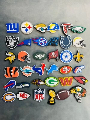 WALCHA Clog shoe charms accessories sport signs American nfl football