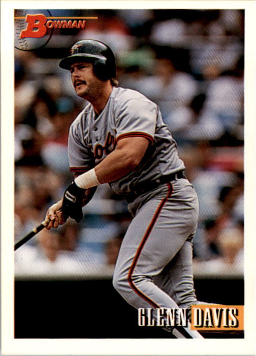 1993 Bowman Baseball "Main Set" Base Cards #1 to #250
