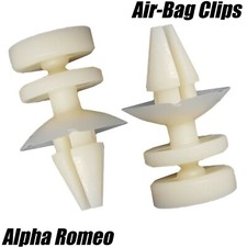 2x DASHBOARD PASSENGER AIRBAG RETAINING CLIPS For ALFA ROMEO 147 156 GT 71713084