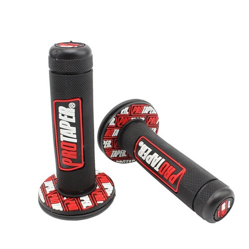 Motorcycle Handlebar Grip Dirt Pit Bike Motocross 7/8" Rubber Gel Hand Grips - Picture 17 of 21