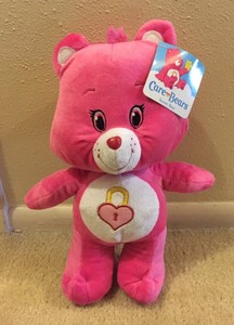 Details About Plush Nwt Care Bear Pink Secret Bear Care Bears Kellytoy Sugar Loaf - 