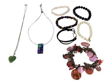 Fashion Jewelry Lot of 8 pieces.  Bracelets and Necklaces. Cold Water Creek