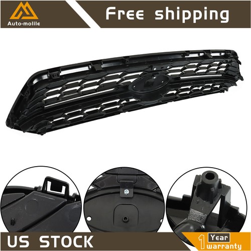 Front Center Grille Honeycom Grill For 2018 2019-2021 SUBARU WRX STI Style - Bild 8 von 8
