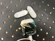 Burga Airpods Case Cover Protection Green Emerald Pool Design Airpod Cover