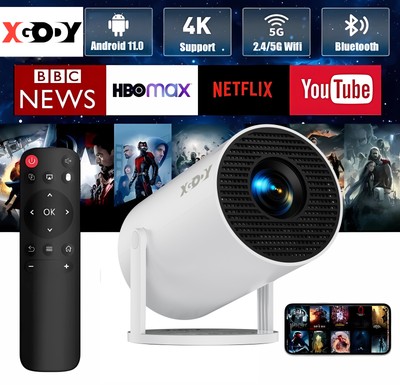 2025 NEW Beamer Projektor 4K UHD WiFi Bluetooth Android 13 Heimkino Mini Tragbar