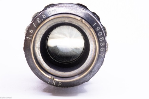 rare schneider C mount lens 25mm 2,5cm f1.5 1,5 macro DKL DKI ww2 cine lens c1b - Photo 4/14