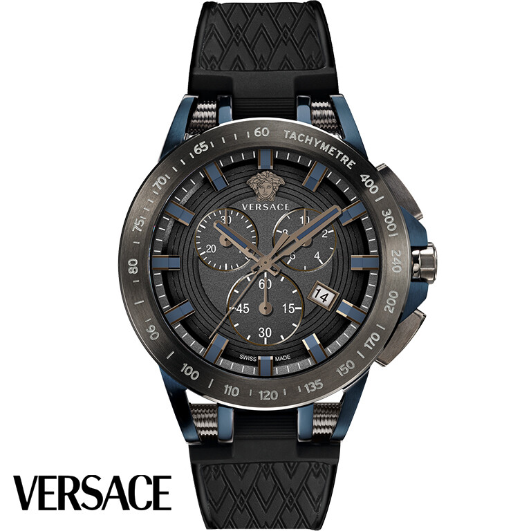 Versace VE3E00221 Mens Black Luxury Watch