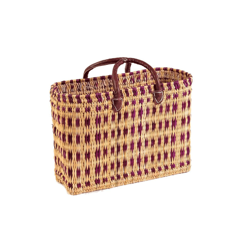 Bolsa de algas marinas mango medio corto cesta de la compra cesta trenzada bolsa de cesta cesta cesta - Imagen 11 de 21