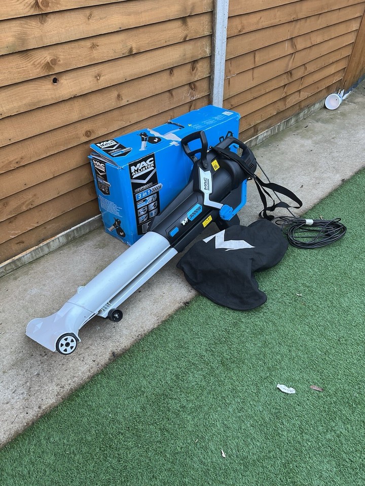 Mac Allister Corded 3000W 220240V Garden blower & vacuum eBay