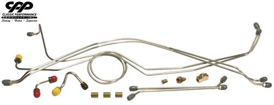 1960-66 Chevy C10 Apache GMC Truck Front Disc Brake Conversion Hardline Line Kit
