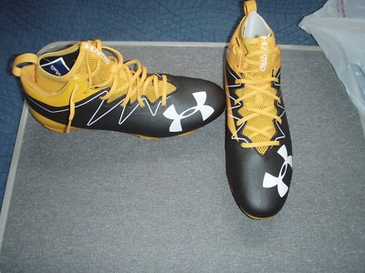 Under Armour Nitro Cleats Yellow Black NWB Men main image 2